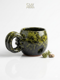 ClayMora | Olive Nebula Mug ( 300 ML )