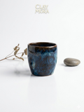 ClayMora | Blue Galaxy Turkish Coffee & Espresso Cup ( 90 ML )
